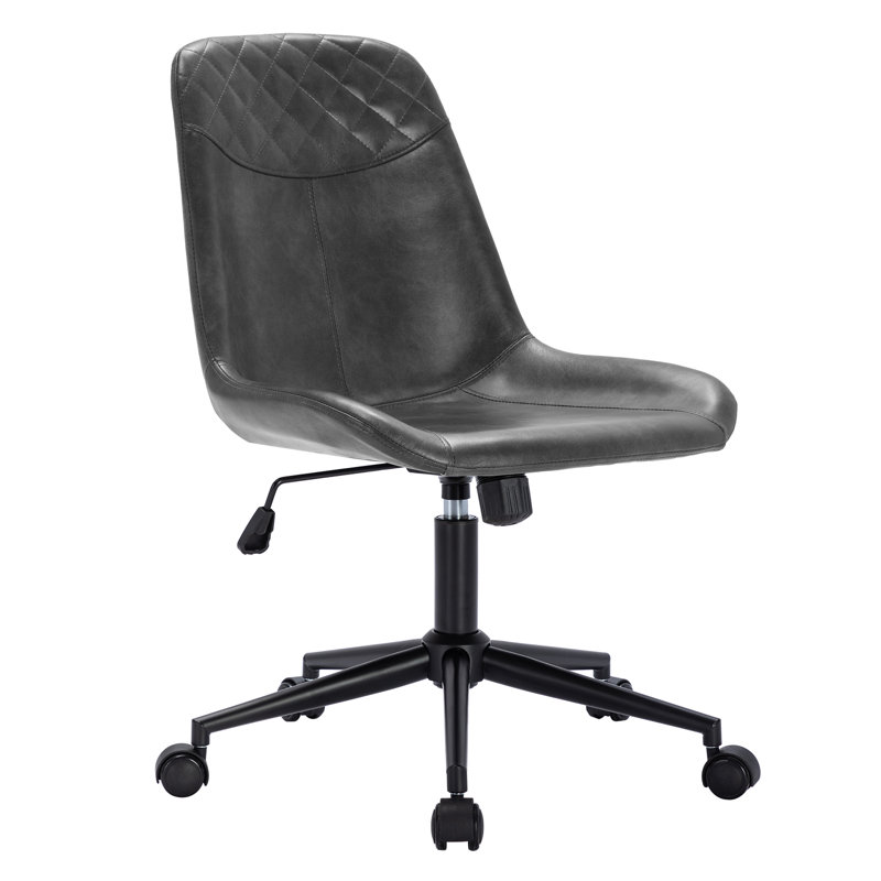 Chaise de bureau Keavey, Noir, Gris