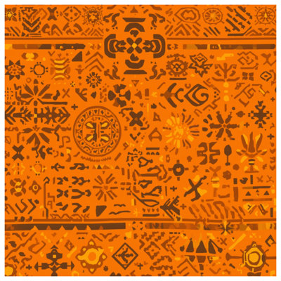 Édredon Intricate Tribal Motifs