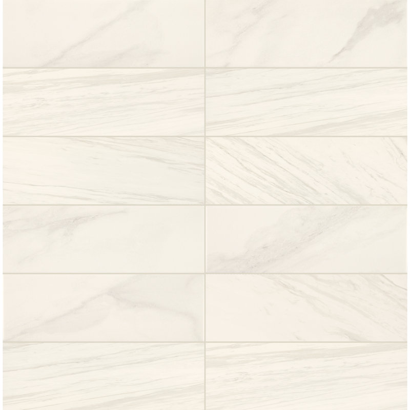 Carreau de céramique murale satinée 4 po x 12 po Daltile Perpetuo (28 pièces par carton) (10,64 pieds carrés par carton)