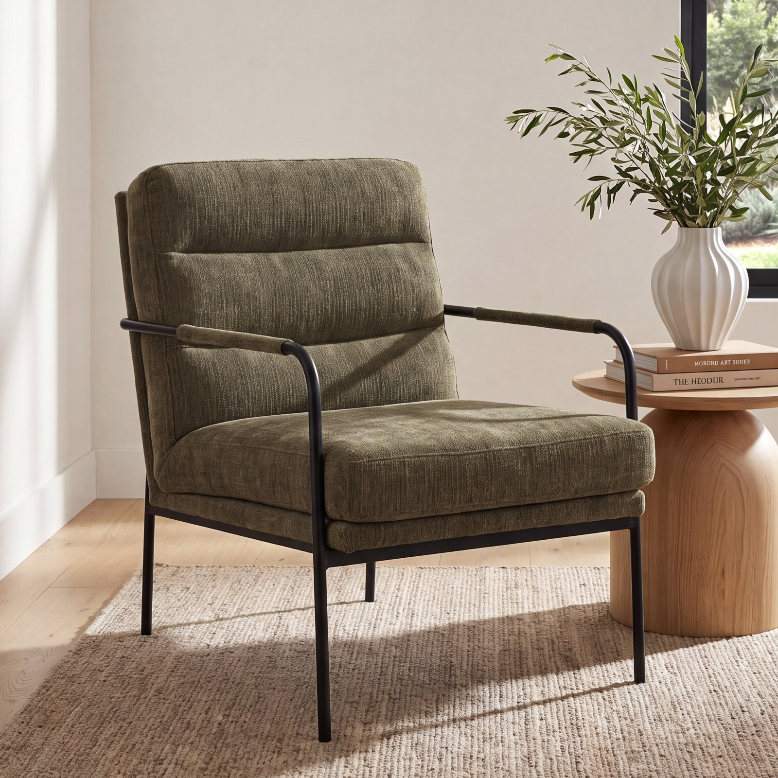 Olive Accent Armchair
