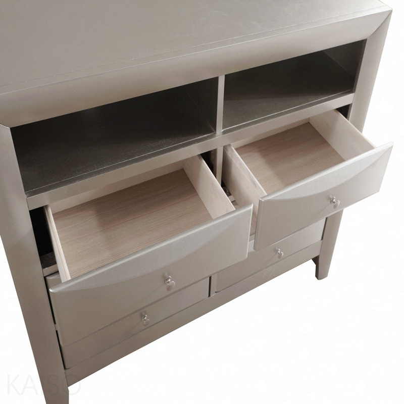 Commode média, champagne argenté, Champagne