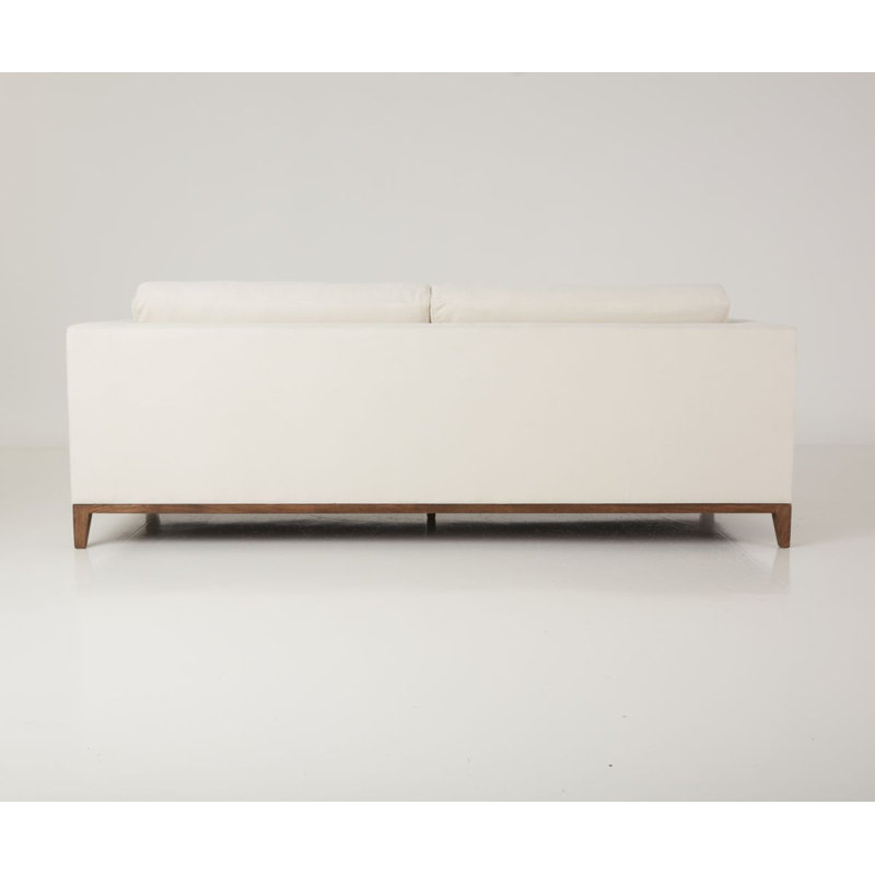 La Roux Sofa, Caramel, Cream Chenille