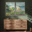 «Coastal Serenity And Pier Tranquility Tropical Landscape», 2 pièces sur toile-98374141-98374143
