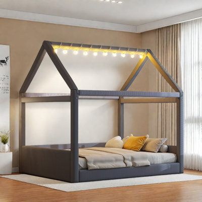Upholstered Daybed With Led Light Strips