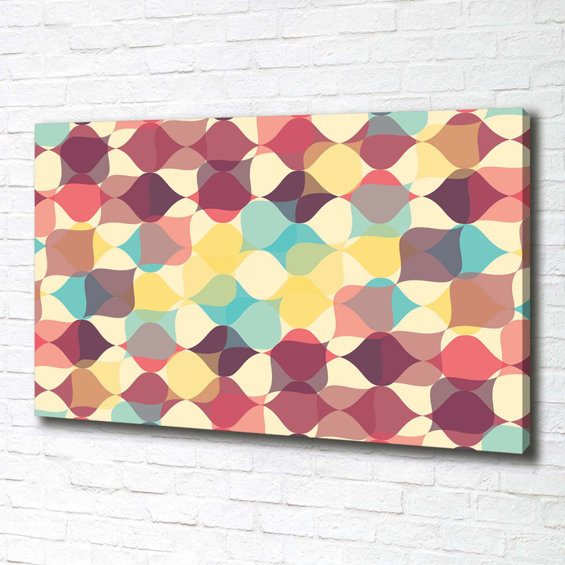 Geometric Background - Wrapped Canvas Print