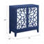 Armoire console à finition bleue
