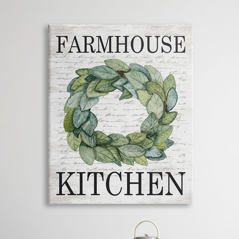 Couronne d'arbre de campagne Farmhouse, Toile tendue, H 20 po x l 16 po x P 1,5 po