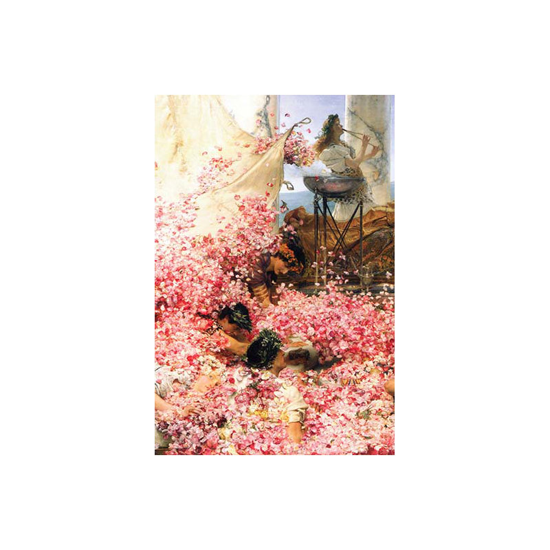 Roses d’héliogabalus-impression d’art graphique, H 36 po x l 24 po