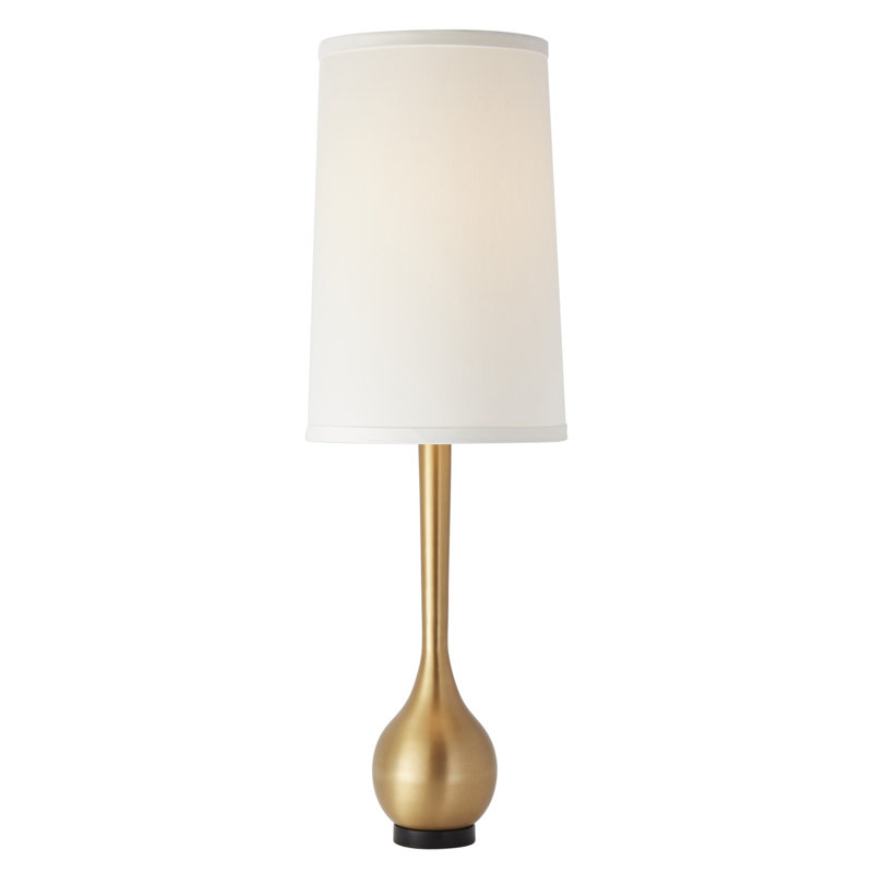 Bulb Vase Table Lamp, Brushed Brass