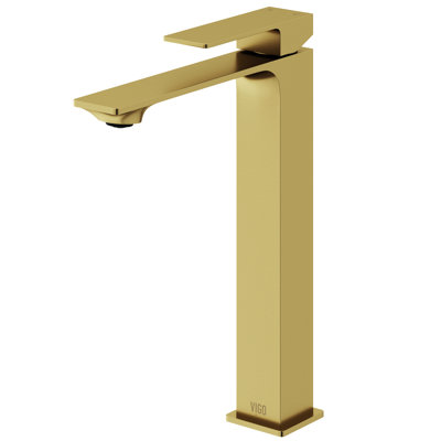 Dunn 11" H Single Handle Vessel Sink Bathroom Faucet
