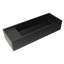 Lavabo de salle de bain rectangulaire semi-encastré en argile réfractaire 14,6 po Alfi Brand-95312587