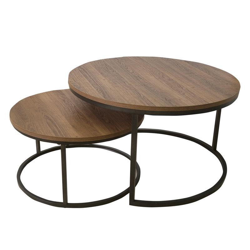 Coffee Table, Reclaimed Oak/Gunmetal