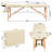 Adjustable Massage Bed Portable Spa Table with Headrest-1596611607-1515510569
