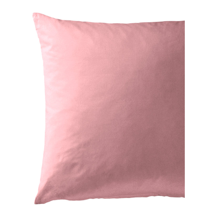 Borchers Hypoallergenic 100% Cotton 145 TC Reversible Duvet Cover Set, 135 x 200 cm - 1 Pillowcase (40 x 80 cm), Rose
