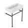 Kichae 17'' Ceramic Rectangular Bathroom Sink with Overflow