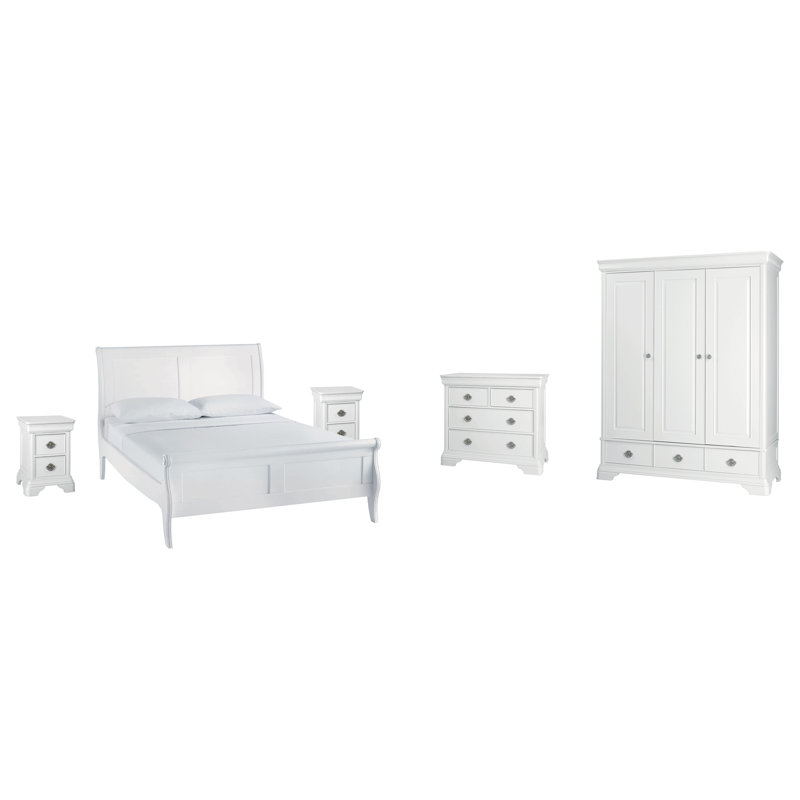 Aaden Solid Wood Piece Bedroom Set