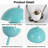 Modern 13.4" Dark Green Flowerpot Table Lamp