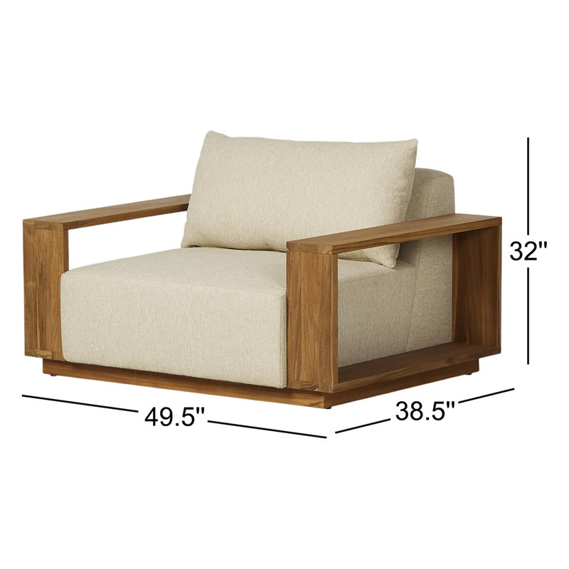 BRANFORD Outdoor Teak Armchair