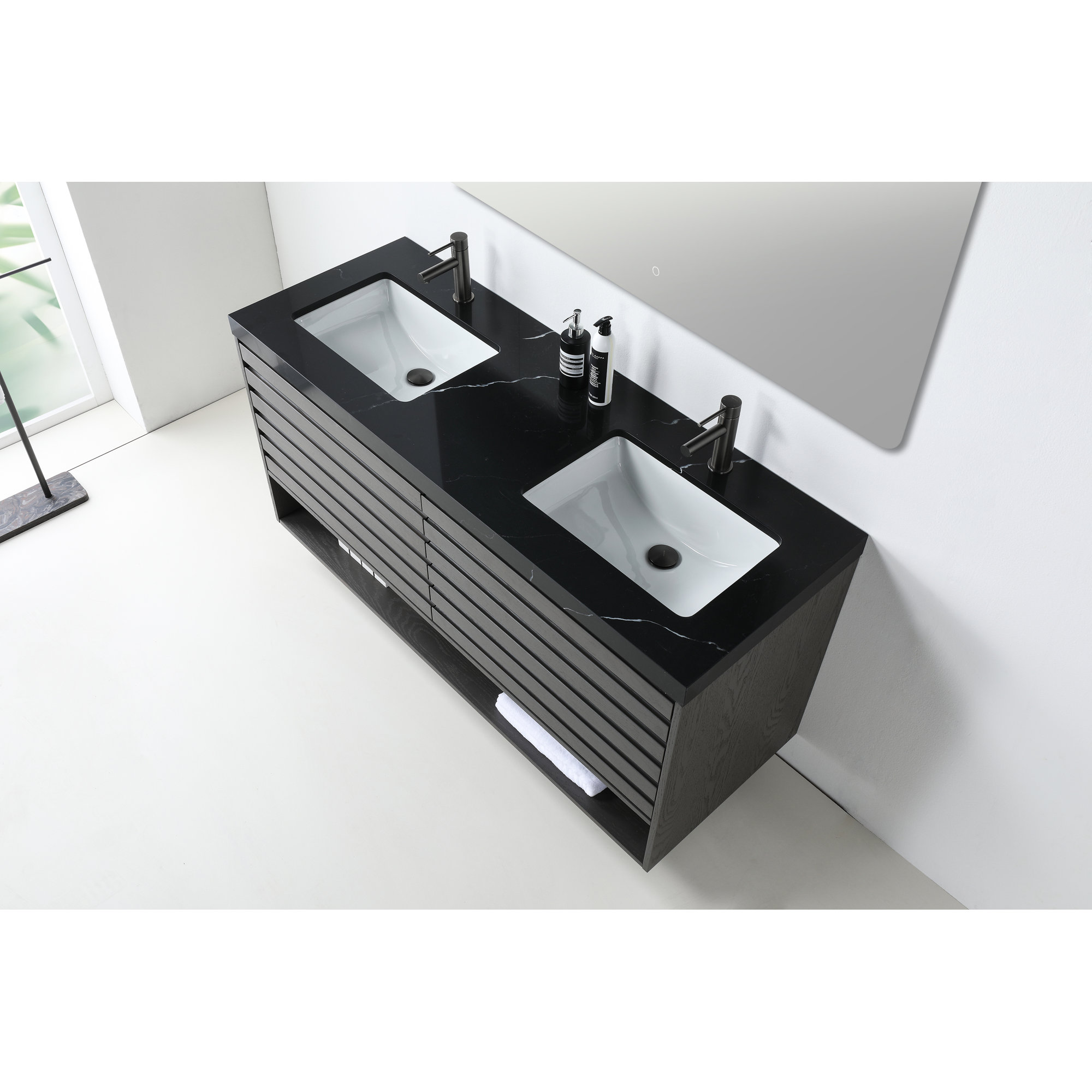 The Twillery Co. Maumelle 60'' Bathroom Vanity - Thumbnail 2