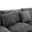 Canapé modulaire rembourré avec coussin double et poches latérales 107,9 po Cloud-985834690