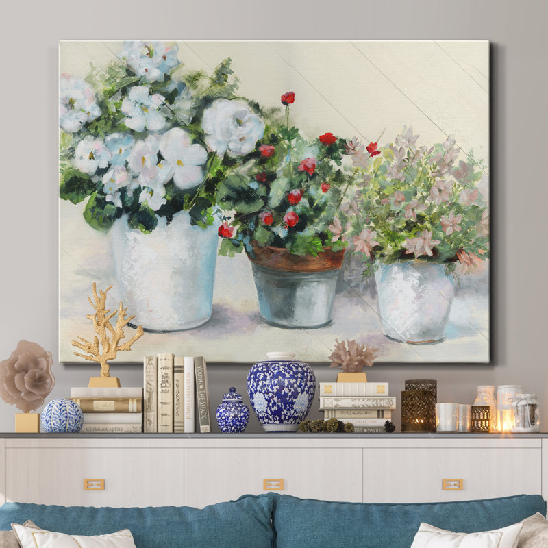 Cottage Cottage - Impression sur toile tendue, H 40 po x l 30 po x P 1 po