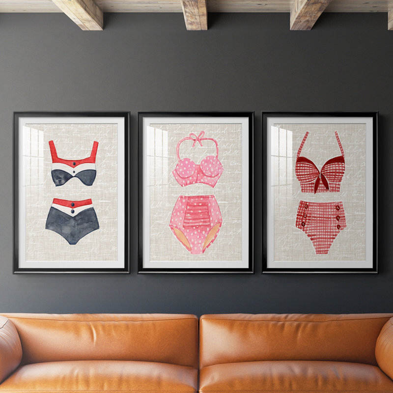Reproduction encadrée de qualité supérieure - Prêt à accrocher, H 24,5 po x l 55,5 po x P 1,25 po, Noir