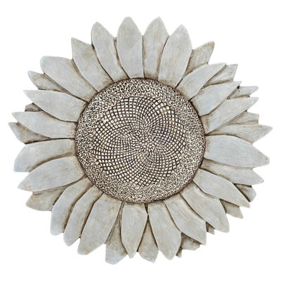 Garden Stone Sunflower Stone Gray