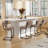 Estes Upholstered Stool with Metal Frame-1609516363-1609516361