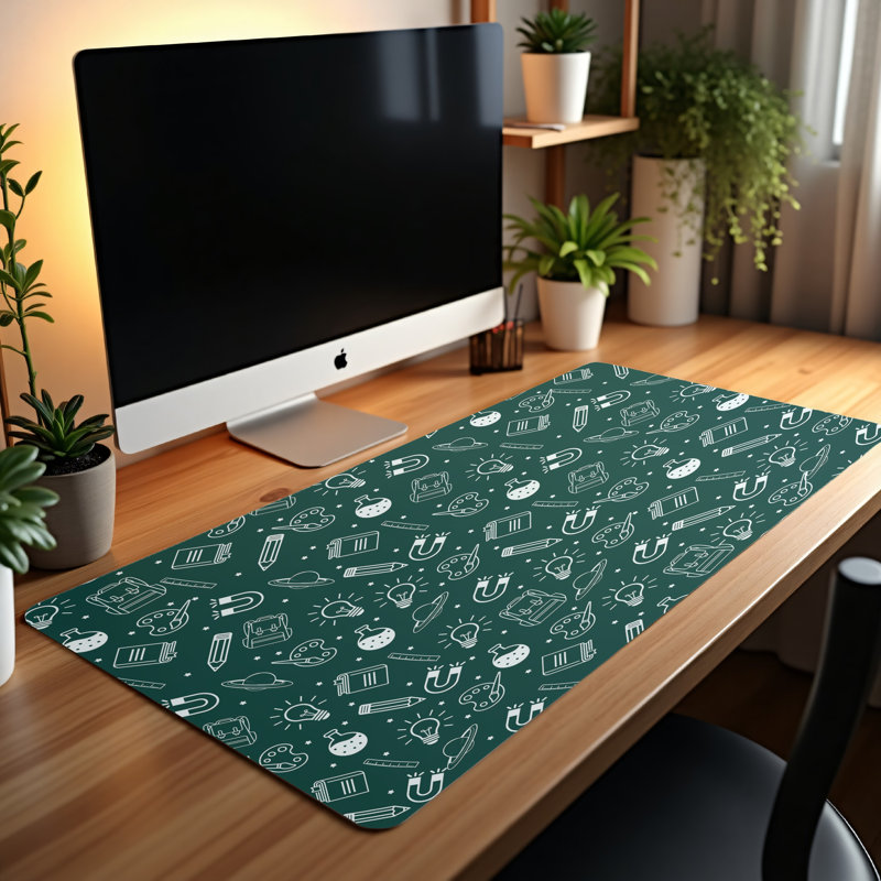 Polyester Desk Pad, 31.5x15.5
