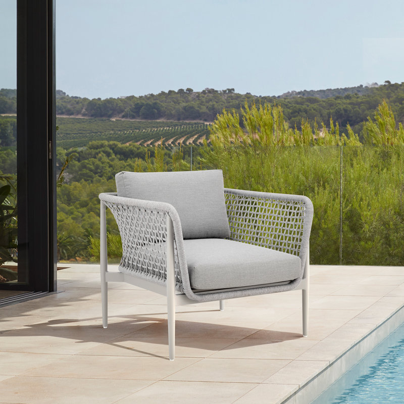 Caraker Metal Outdoor Lounge Chair