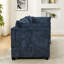 Canapé modulaire à 4 places avec 2 repose-pieds et canapé-lit en chenille Comfy Cloud-600168775