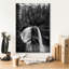 «Nooksack Falls B & w» par Rick Berk, art mural sur toile-2108102187