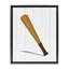 Cadre flottant Sporty Batte de baseball, design par Christine Simpson Art-2132733191-2132733190