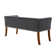 Amaiya Fabric Bench with Wooden Legs