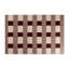 Tapis d'intérieur et d'extérieur à carreaux brun-2051314150