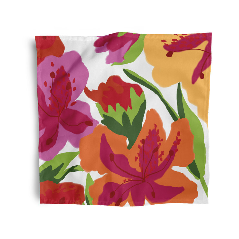Stalbridge Polyester Floral Square Napkin