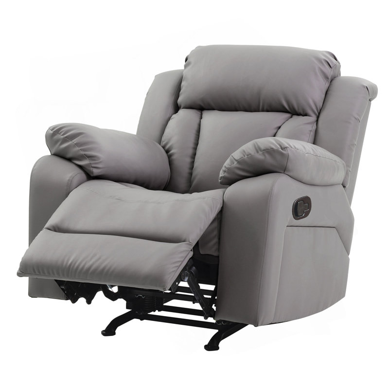 Fauteuil inclinable berçant gris élégant pour les espaces confortables, Gris