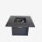 Covered Steel Outdoor Fire Pit Table