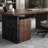 59.8" L-Shaped Desk Modern Wood Computer Desk Writing Desk With Movable File Cabinet 3 Drawers-97734143-97734129