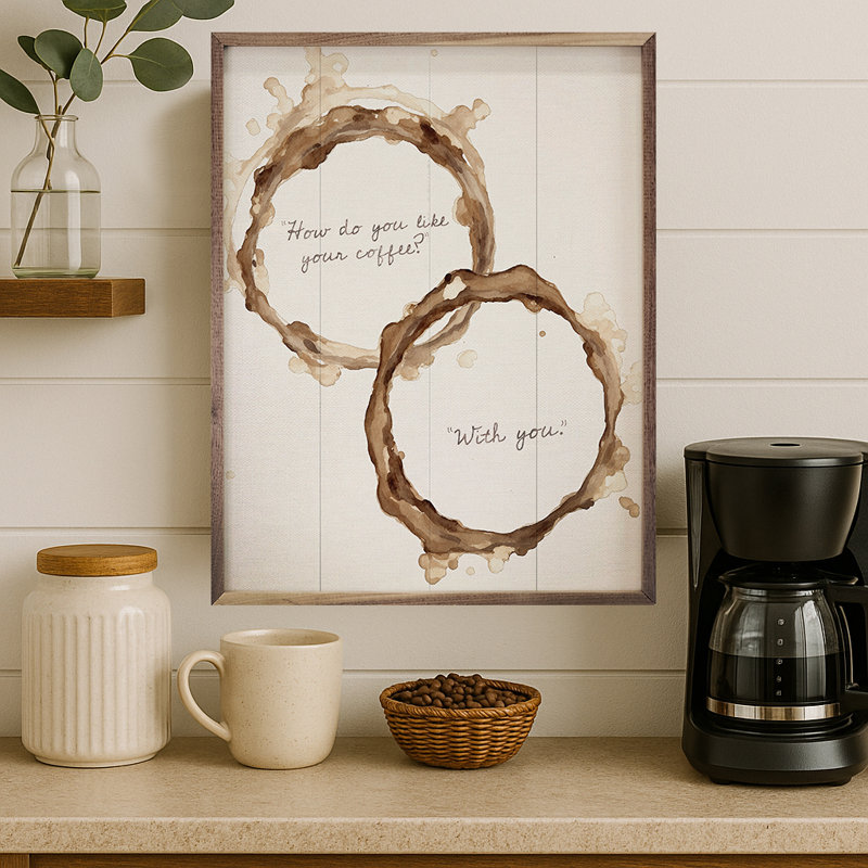 Café avec vous, H 10 po x l 8 po