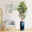 Artificial Tree in Contemporary Planter Fake Bamboo Silk Tree (Plant Pot Plus Tree)-103687312