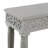 Wood Intricately Carved Scroll Console Table-1879334027