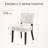 19" Seat Height Parsons Upholstered Dining Chair, Solid Wood Legs-811411513