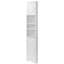 Armoire de salle de bain de coin peu encombrante | Conception à 2 portes avec tablettes réglables et rangement ouvert, solution de rangement haute polyvalente-1345763176-1357727266