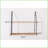 Floating Shelf, 2-Tier Rustic Natural Wood Wall Mounted Storage with Metal Brackets | Natural Wood | Metal &amp; Wood