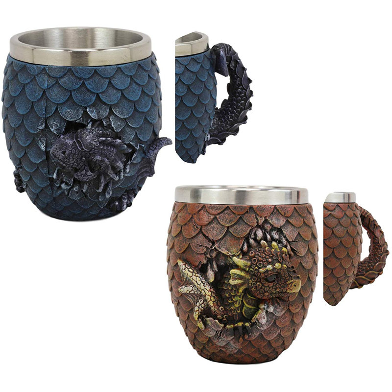 Tasse à thé chinoise et japonaise à écailles colorées de Jordyne