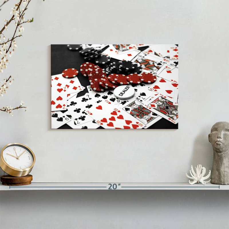 Senne Texas Hold 'Em Poker Game, 8" H x 12" W