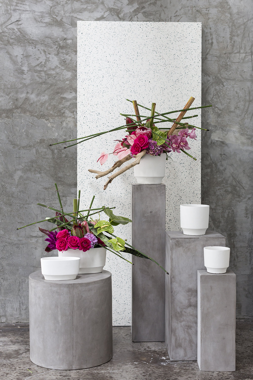 Edda Pot Planter, 7" H x 7" W x 7" D