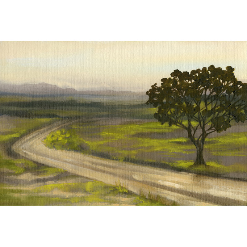 Road In The Valley II - Wrapped Canvas Painting, 81cm H x 122cm W x 3.8cm D
