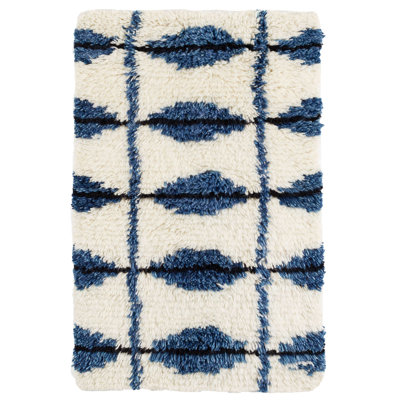 Noma Indigo Handwoven Wool Rug